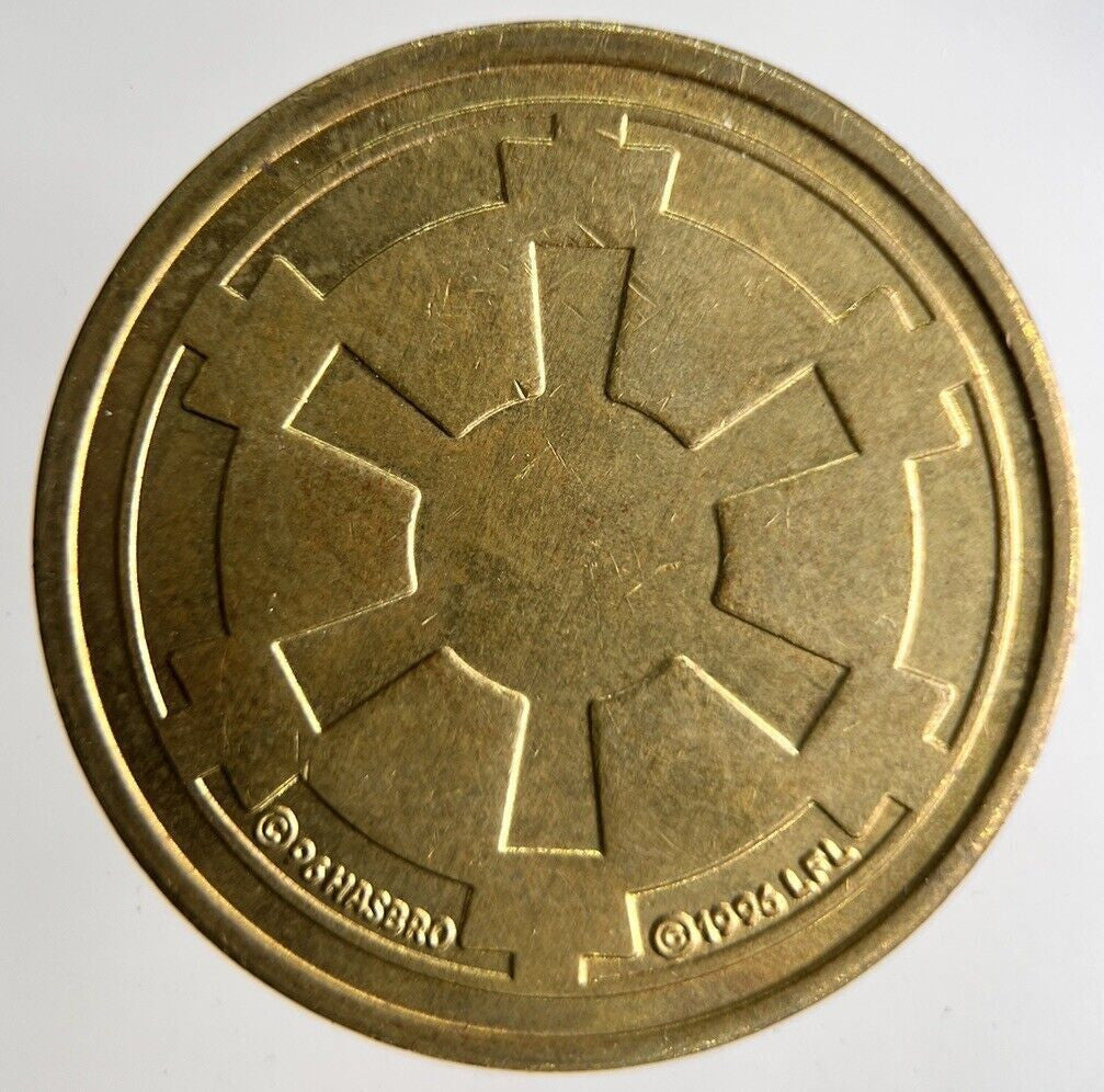1996 Star Wars Imperial Gaming Credit Token Coin | Fine Collectable Grade