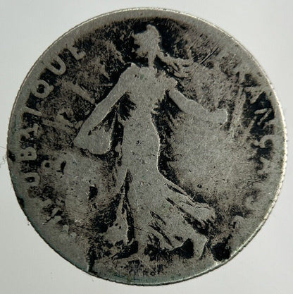 1908 France 50 Centimes Silver Coin | Fair Grade