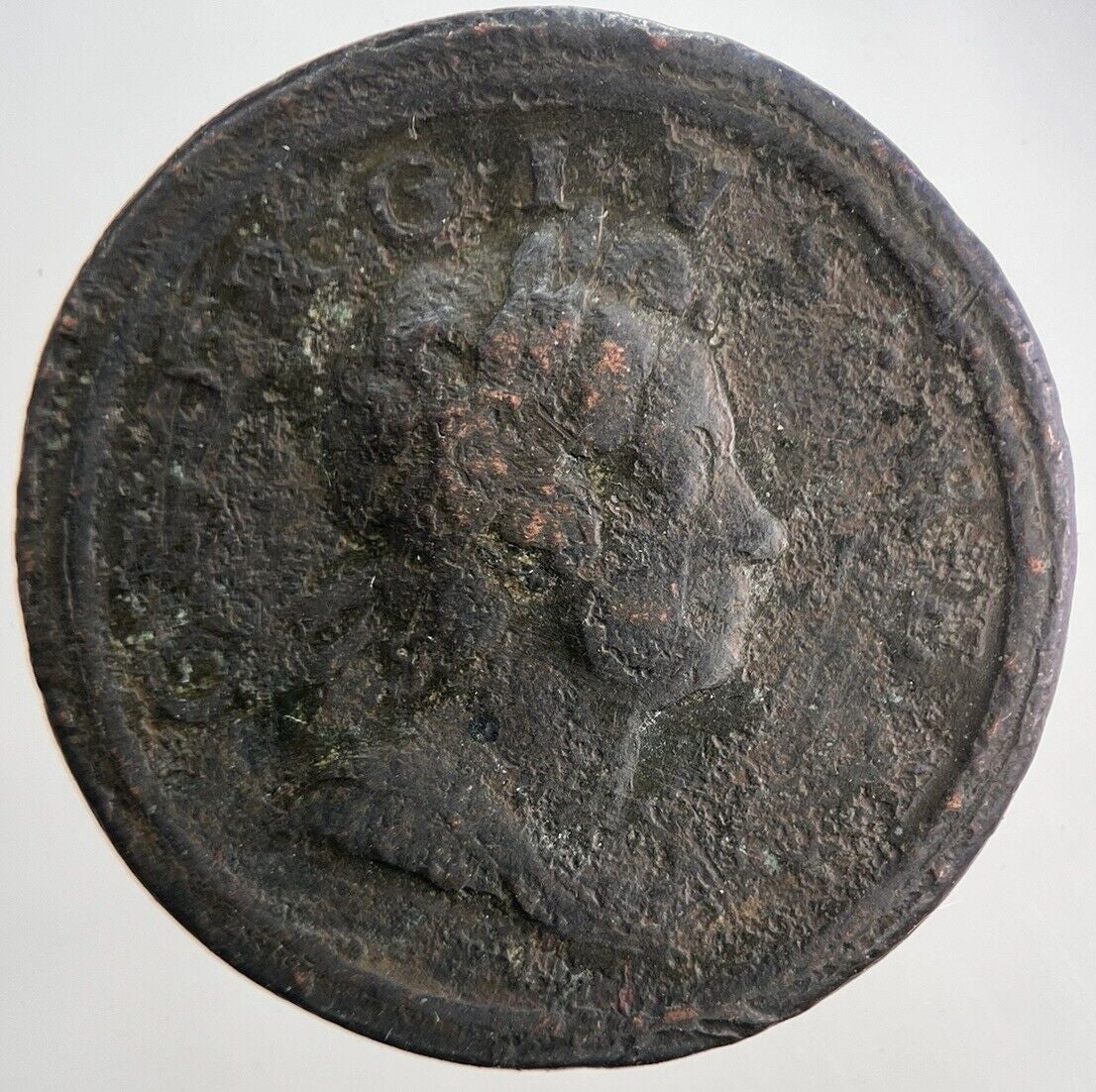 1712 George I 1st Half - Penny Coin | Fine Collectable Grade | a5118