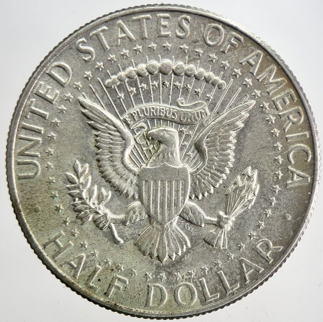 1968 - D US USA Kennedy Half Dollar Silver Coin | Very High Grade | a6194