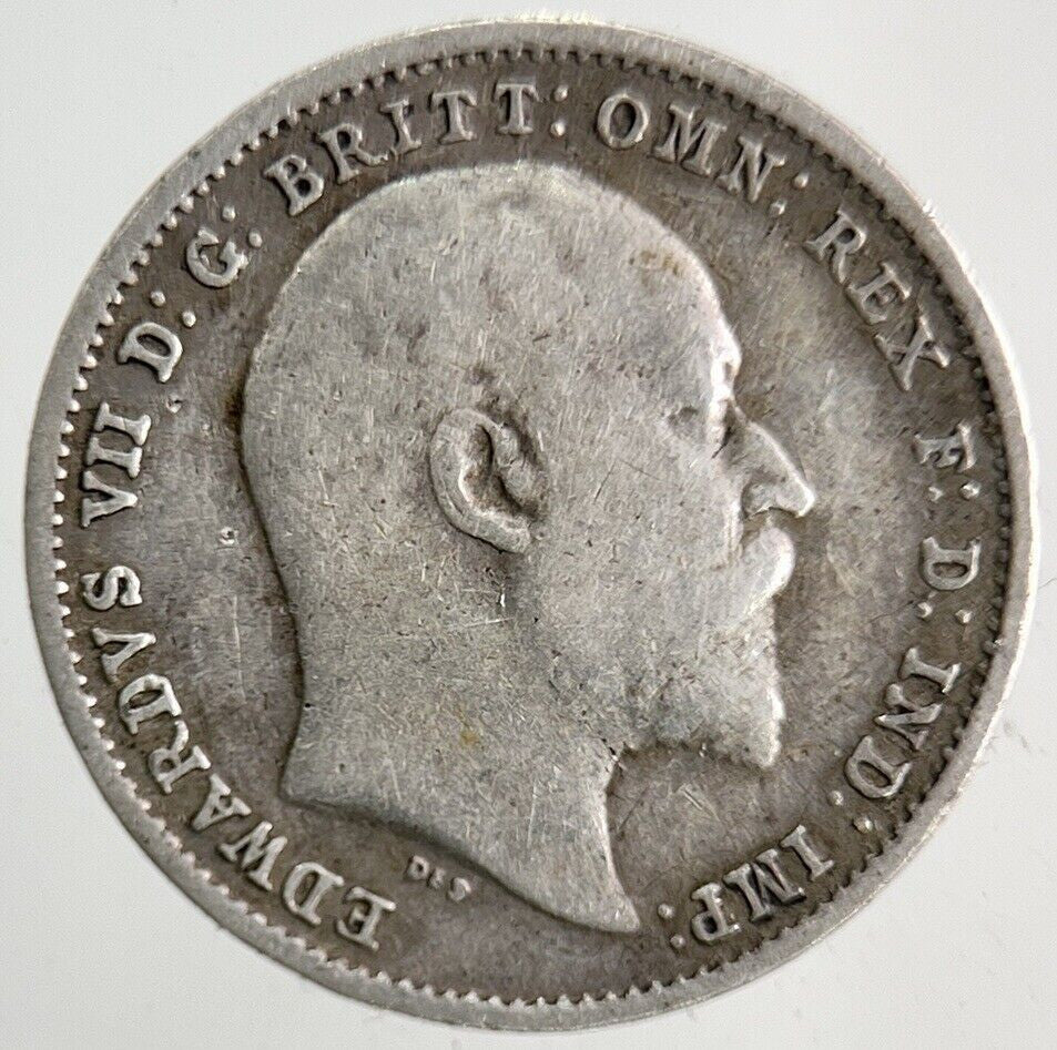 1902 Edward VII Threepence Silver Coin | Collectable Grade