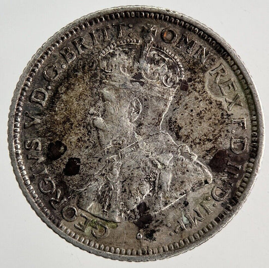 1920 Australia Sixpence Silver Coin | Fine Collectable Grade
