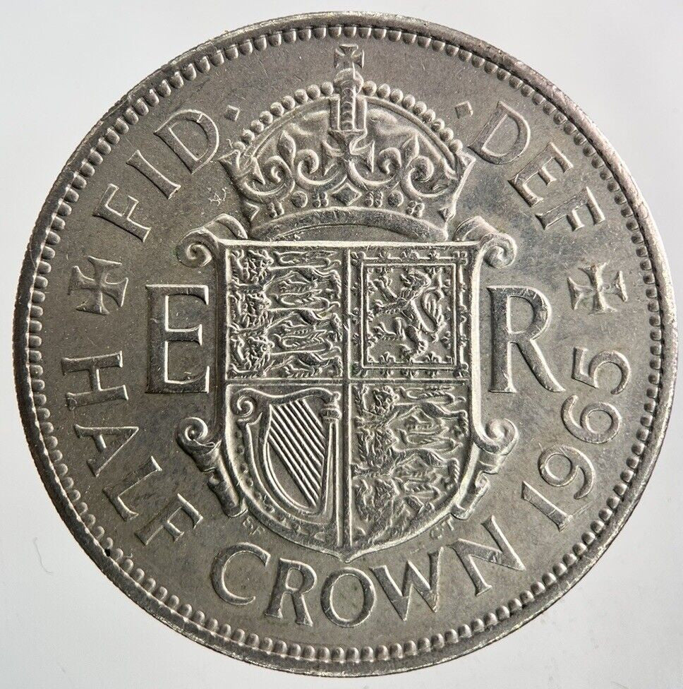 1965 Elizabeth II 2nd Half - Crown Coin | Fine Collectable Grade