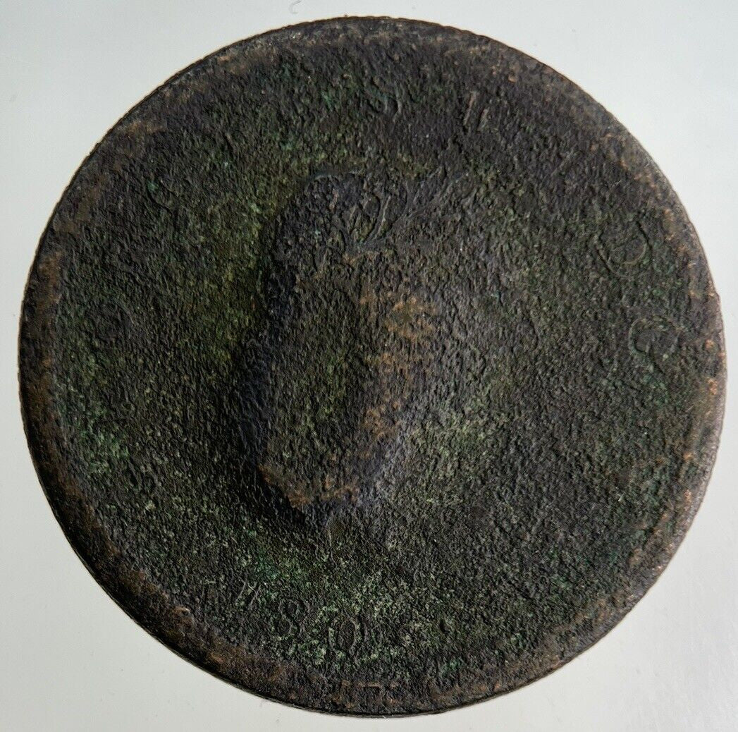 British George III 3rd Half - Penny Coin | Fair Grade