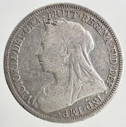 1899 Victoria Shilling Silver Coin | Fine Collectable Grade