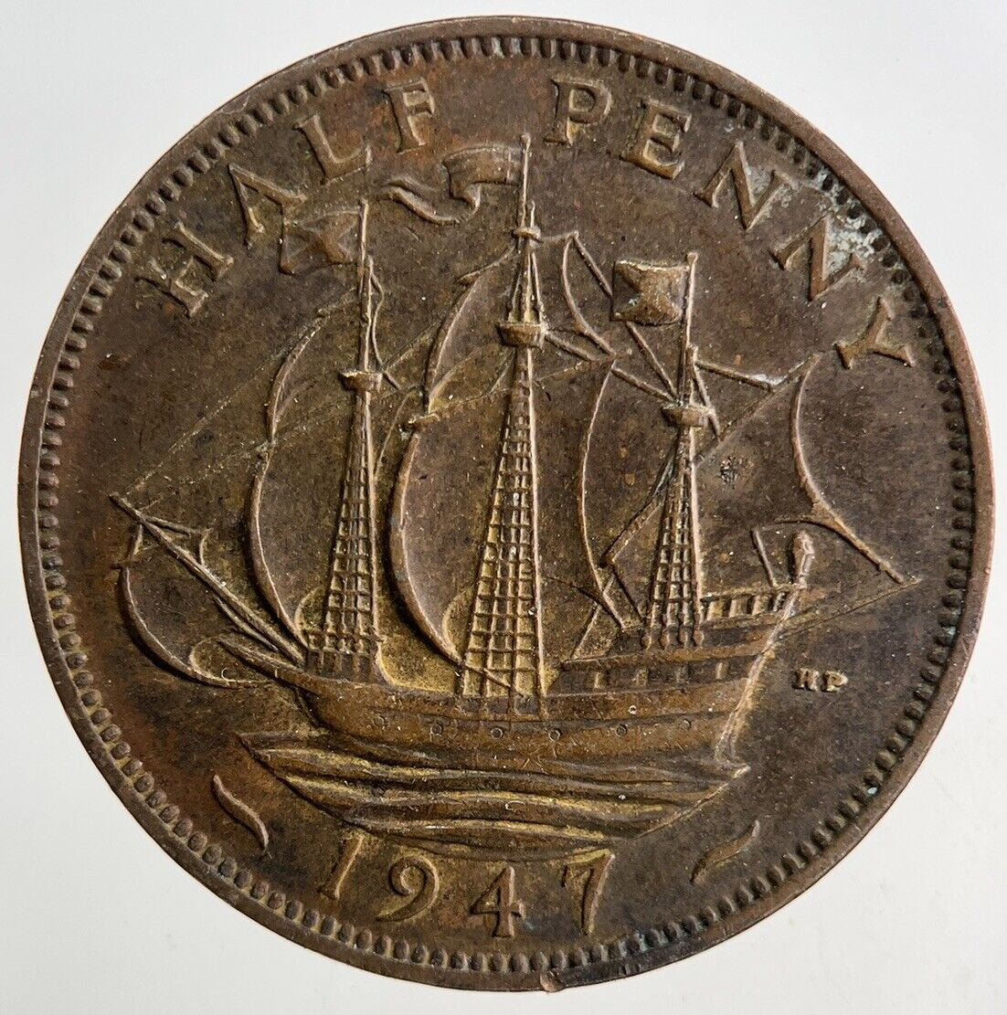 1947 George VI Half - Penny Coin | Fine Collectable Grade