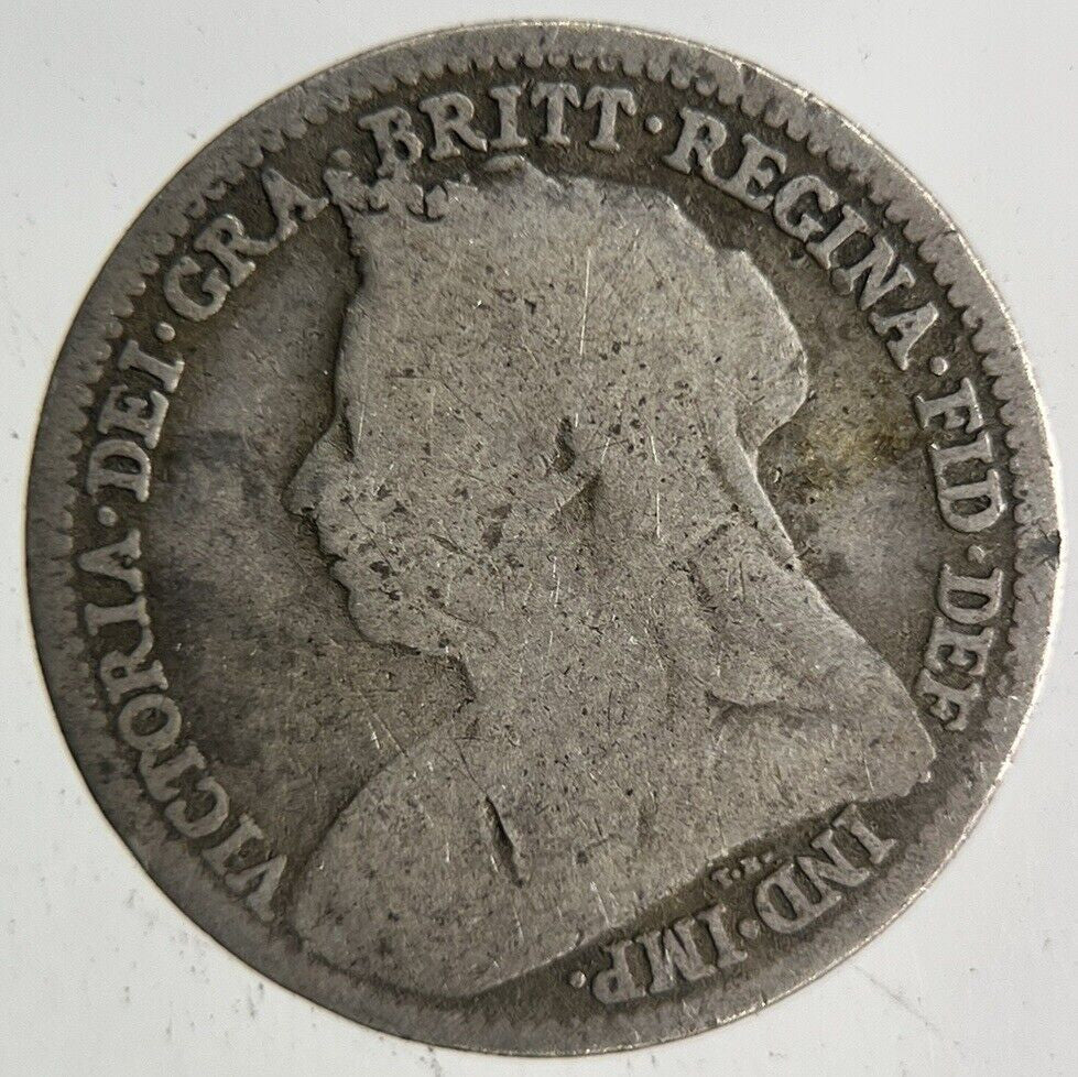 1896 Victoria Threepence Silver Coin | Collectable Grade