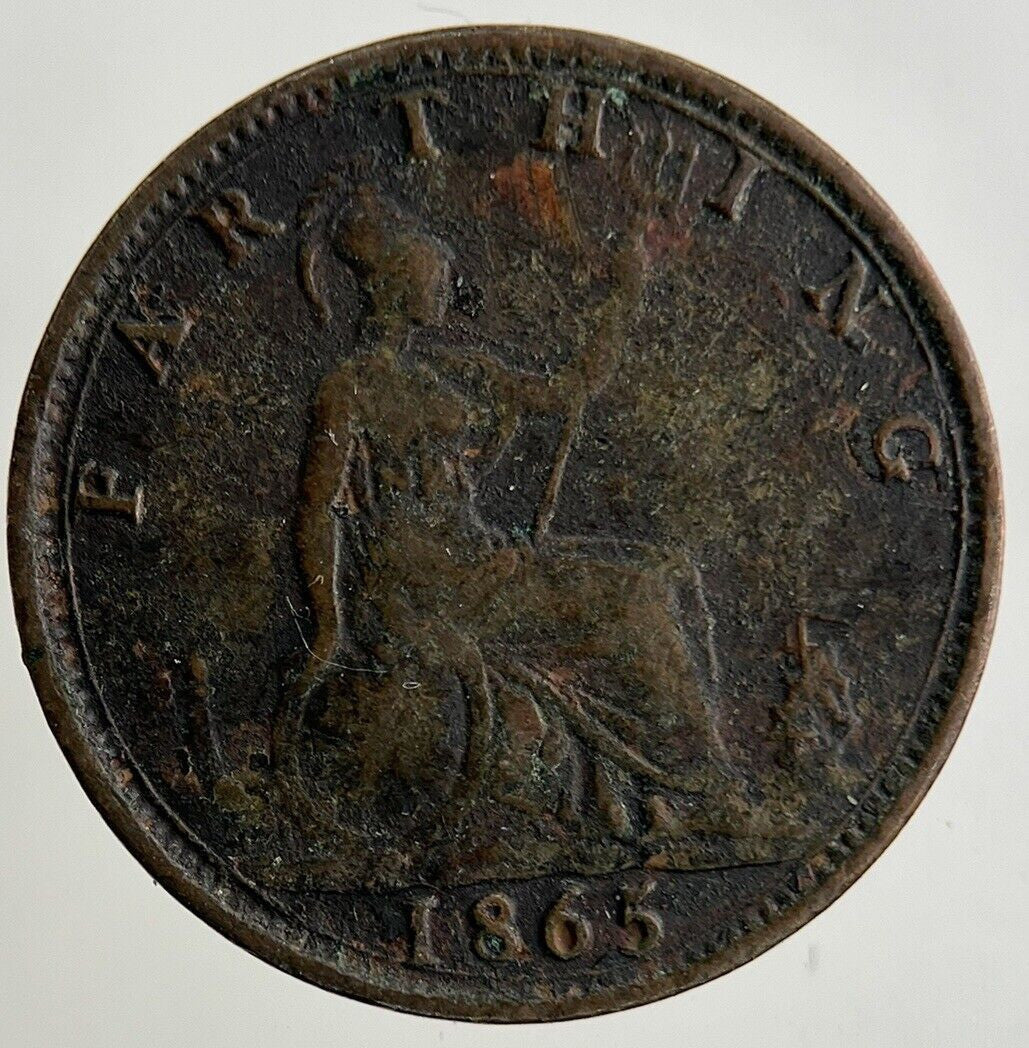 1865 Victoria Farthing Coin | Collectable Grade