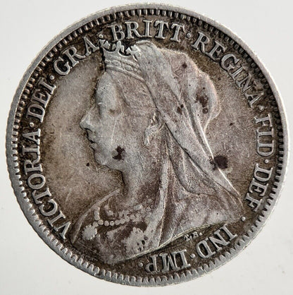1899 Victoria Sixpence Silver Coin | Fine Collectable Grade