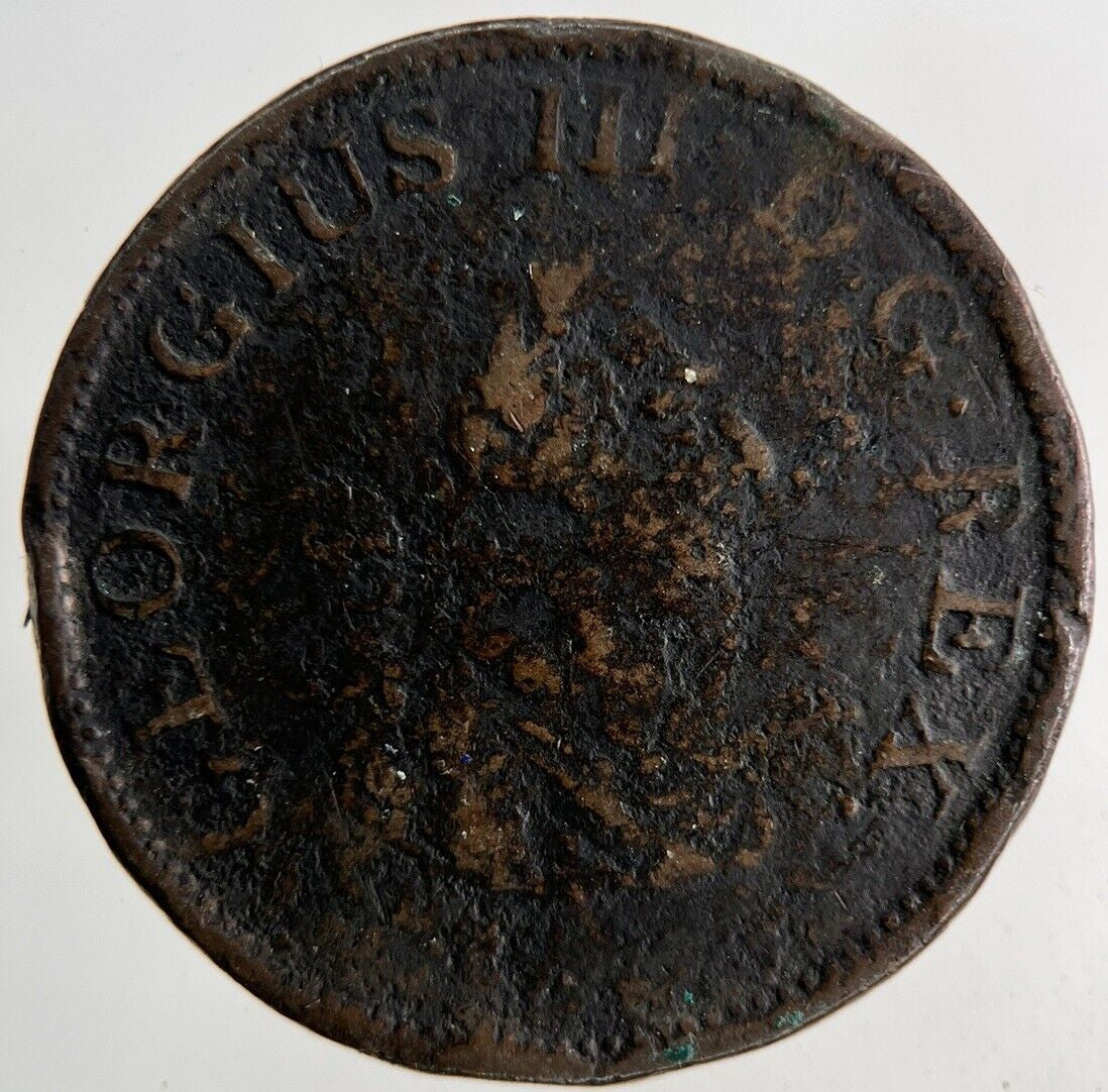 1805 Irish Hibernia Half - Penny Coin | Collectable Grade