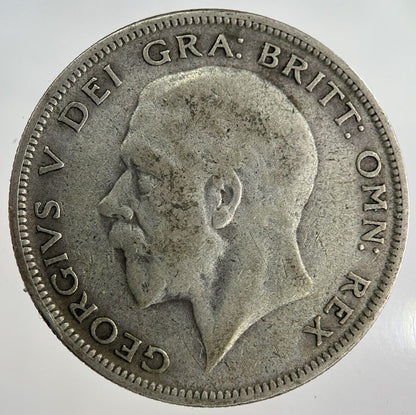 1928 George V Half - Crown Silver Coin | Fine Collectable Grade