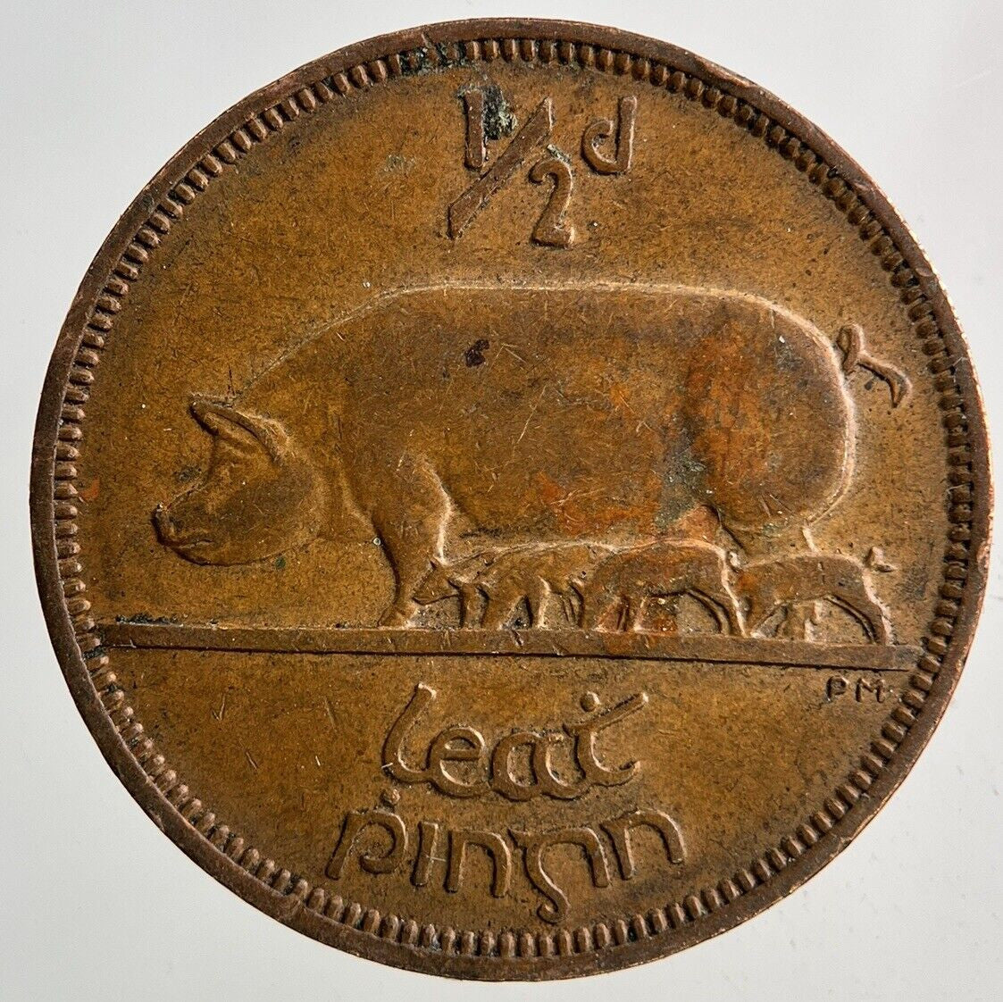 1965 Irish Half - Penny Coin | Very High Grade