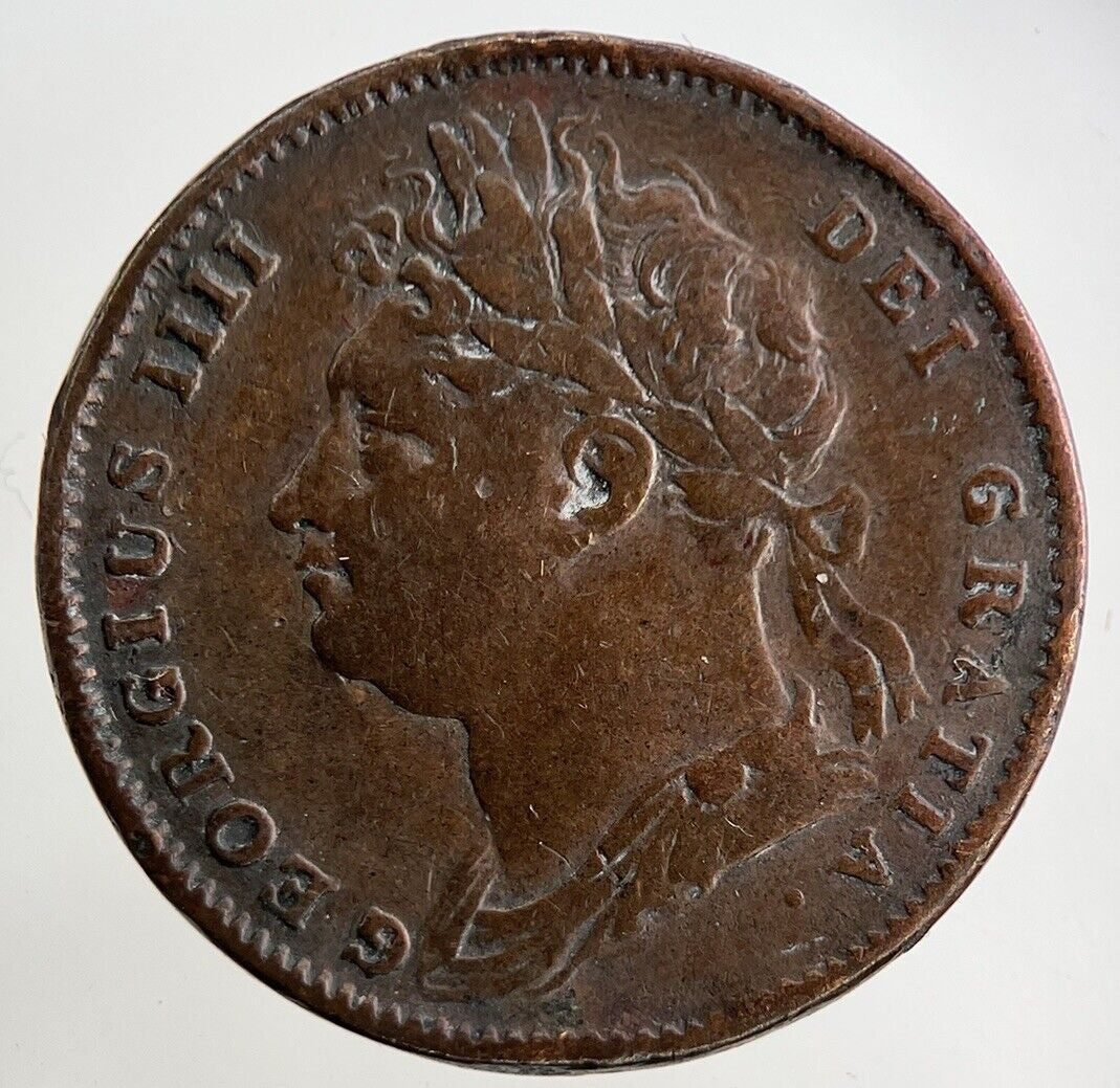 1823 George IV Farthing Coin | Fine Collectable Grade