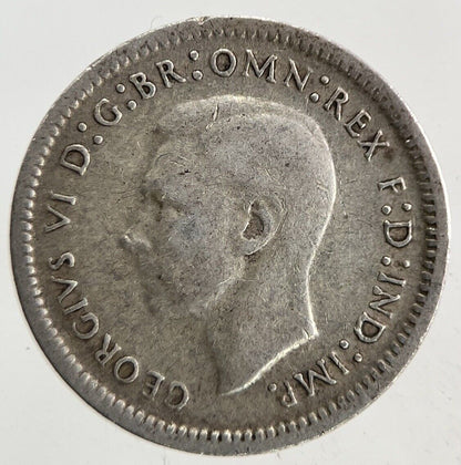 1943 Australia Threepence Silver Coin | Fine Collectable Grade
