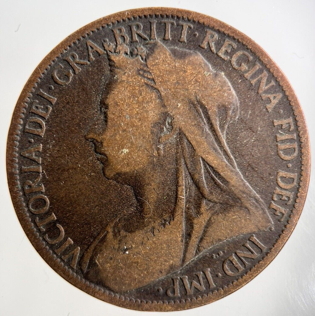 1901 Victoria One Penny Coin | Collectable Grade