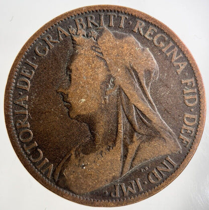 1901 Victoria One Penny Coin | Collectable Grade