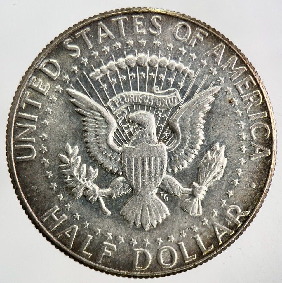 1969 - D US USA Kennedy Half Dollar Silver Coin | Fine Collectable Grade
