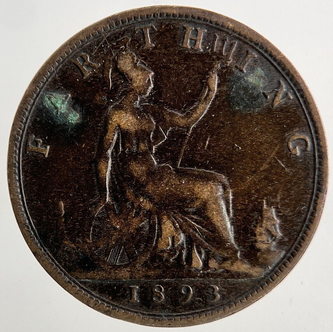 1893 Victoria Farthing Coin | Fine Collectable Grade | a7728