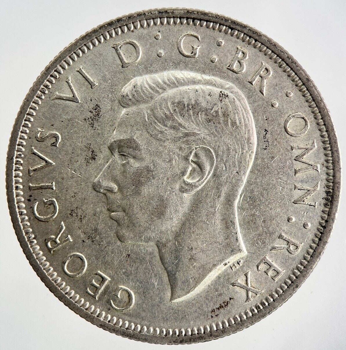 1940 George VI Half - Crown Silver Coin | Very High Grade