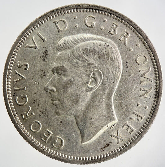 1940 George VI Half - Crown Silver Coin | Very High Grade