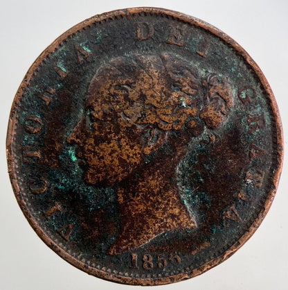 1856 Victoria Half-Penny Coin | Collectable Grade