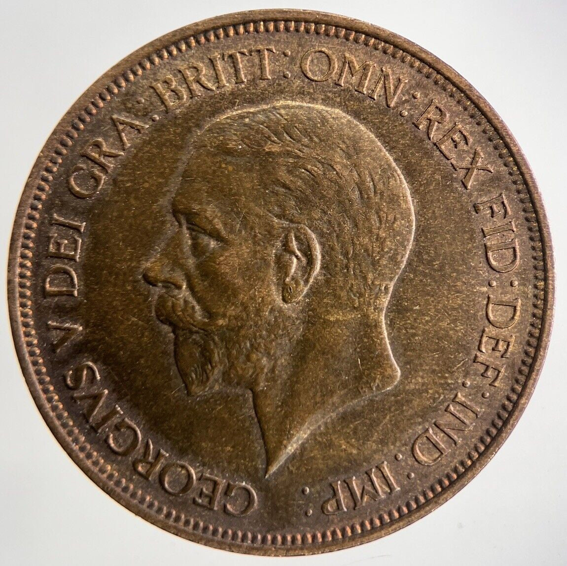 1936 George V One Penny Coin | Very High Grade