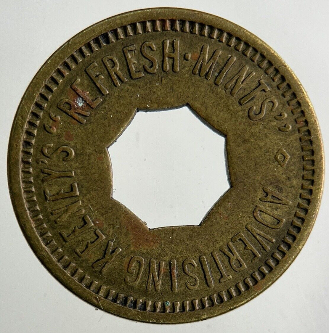Advertising Keeney’s Refresh Mints 5 Cents Token Coin | Collectable Grade