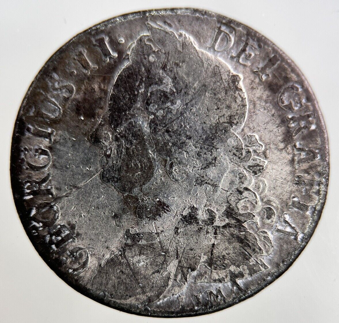 1745 George II 2nd Shilling Silver Coin | Collectable Grade