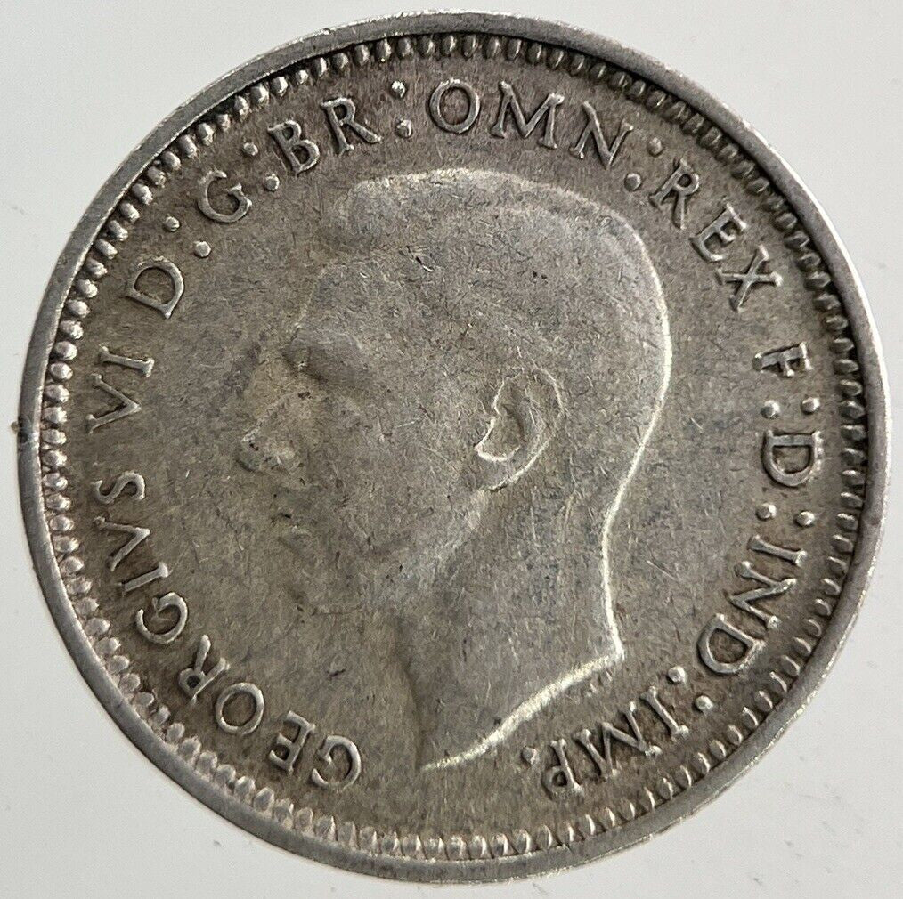 1943 - D Australia Threepence Silver Coin | Fine Collectable Grade