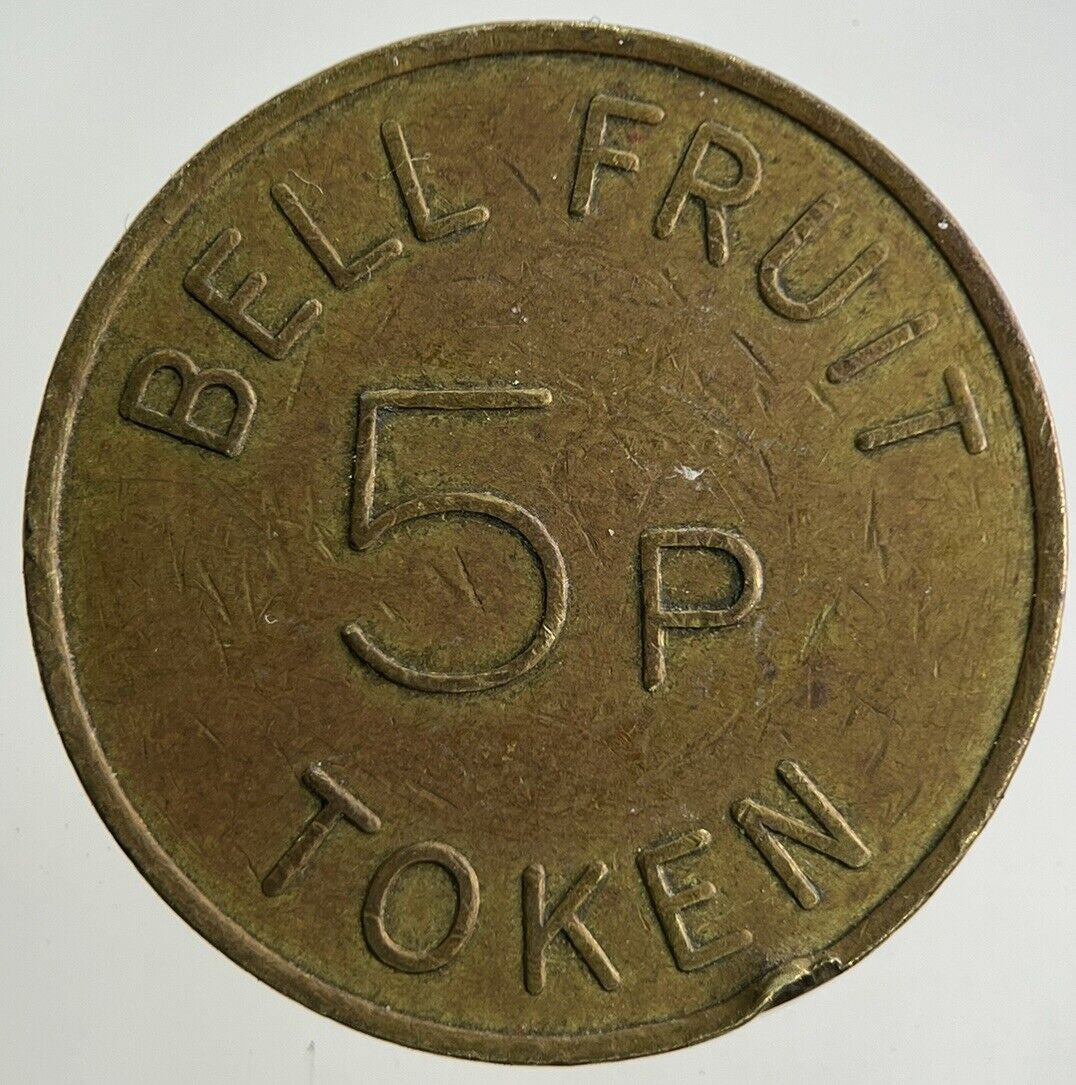 Bell Fruit 5p Token Coin | Fine Collectable Grade