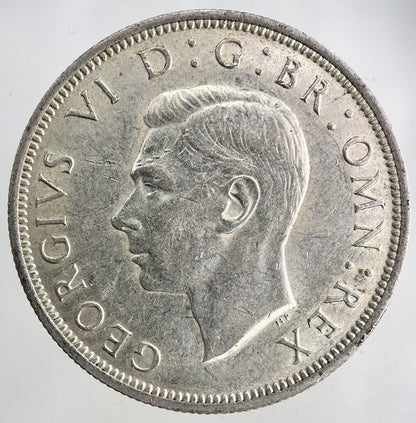 1940 George VI Half - Crown Silver Coin | Very High Grade
