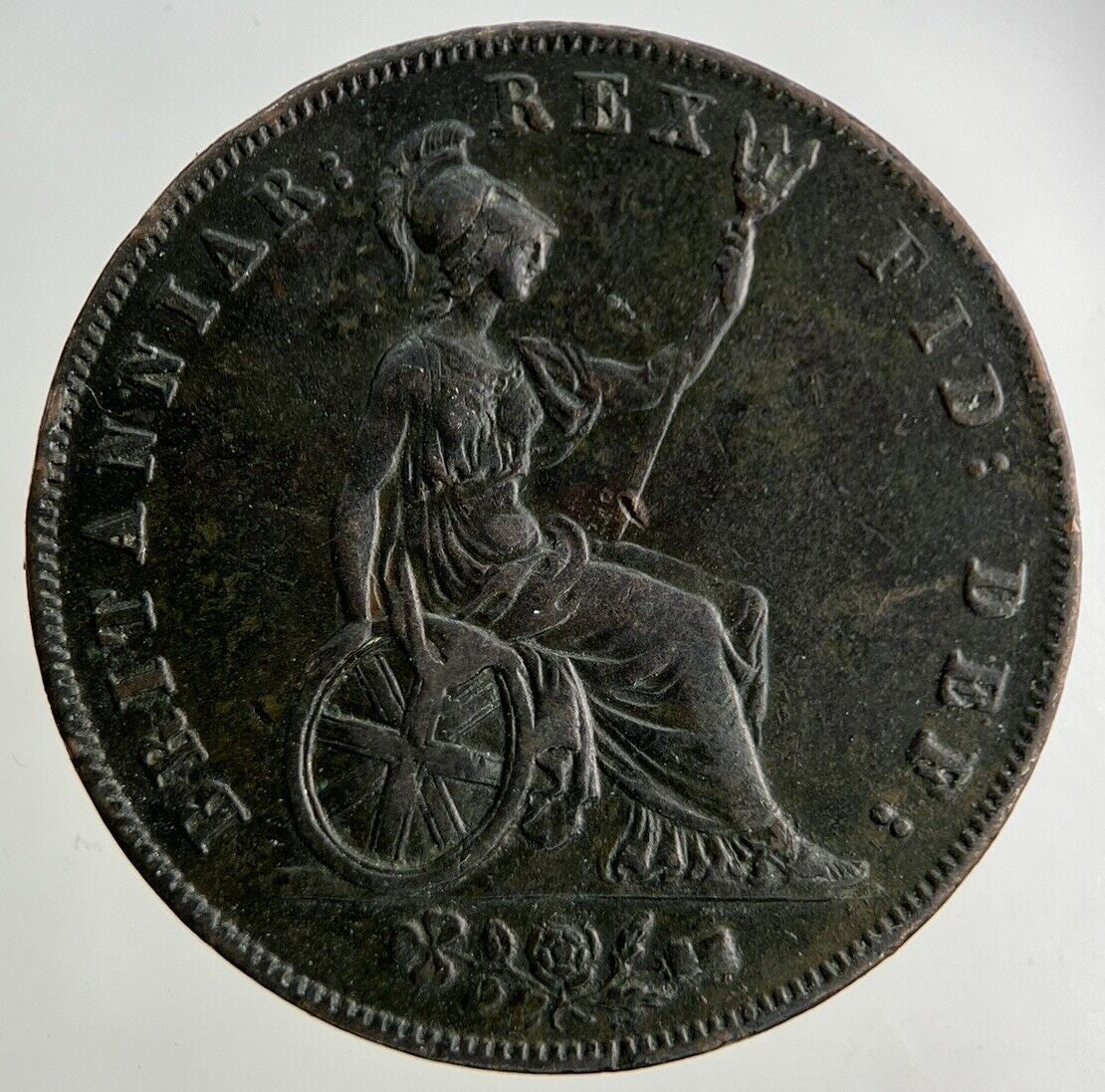 1826 George IV Half-Penny Coin | Very High Grade