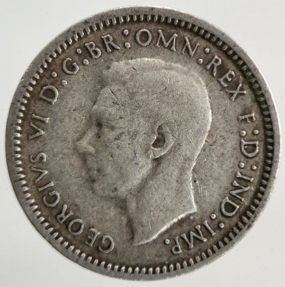 1943 Australia Threepence Silver Coin | Fine Collectable Grade