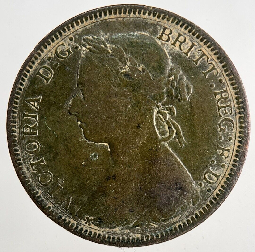 1890 Victoria Half - Penny Coin | Fine Collectable Grade