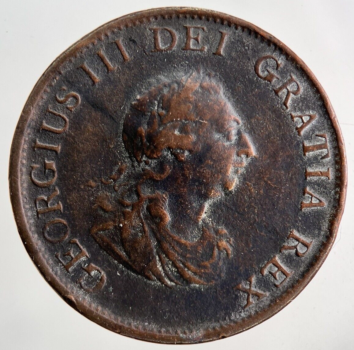 1799 George III 3rd Half - Penny Coin | Fine Collectable Grade