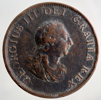 1799 George III 3rd Half - Penny Coin | Fine Collectable Grade