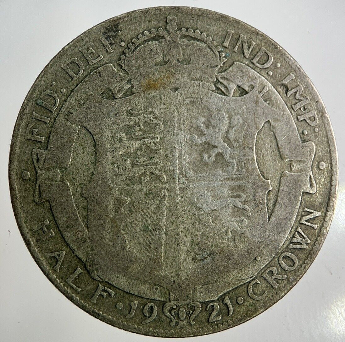 1921 George V Half - Crown Silver Coin | Collectable Grade