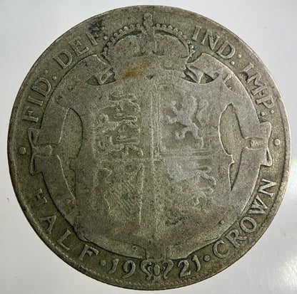 1921 George V Half - Crown Silver Coin | Collectable Grade