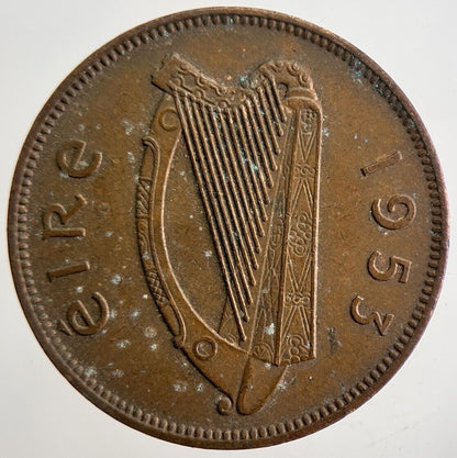 1953 Irish Half - Penny Coin | Very High Grade | a4819