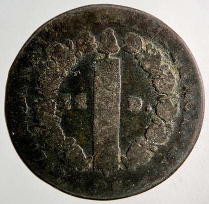 1792 France 1 Sol Coin | Collectable Grade