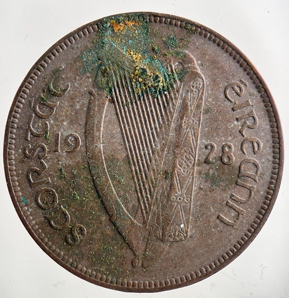 1928 Irish One Penny Coin | Fine Collectable Grade