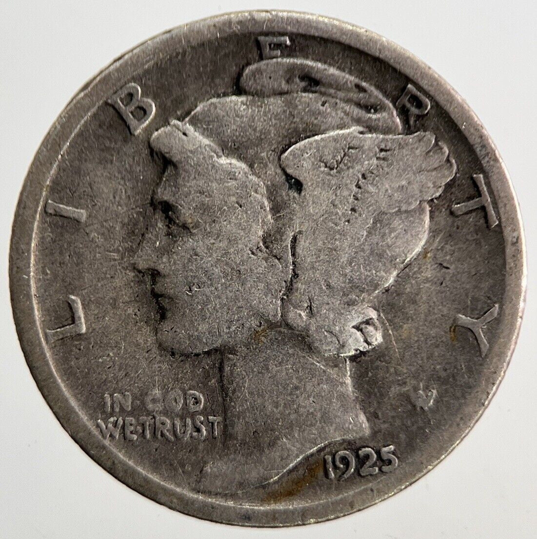 1925 US USA Mercury Dime Silver Coin | Collectable Grade