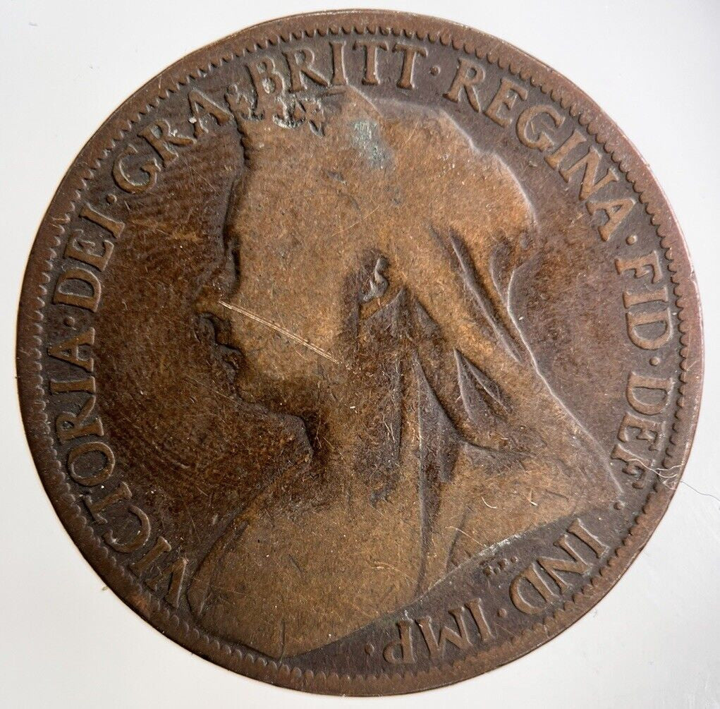 1901 Victoria One Penny Coin | Collectable Grade