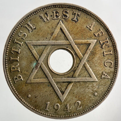 1942 West Africa One Penny Coin | Very High Grade