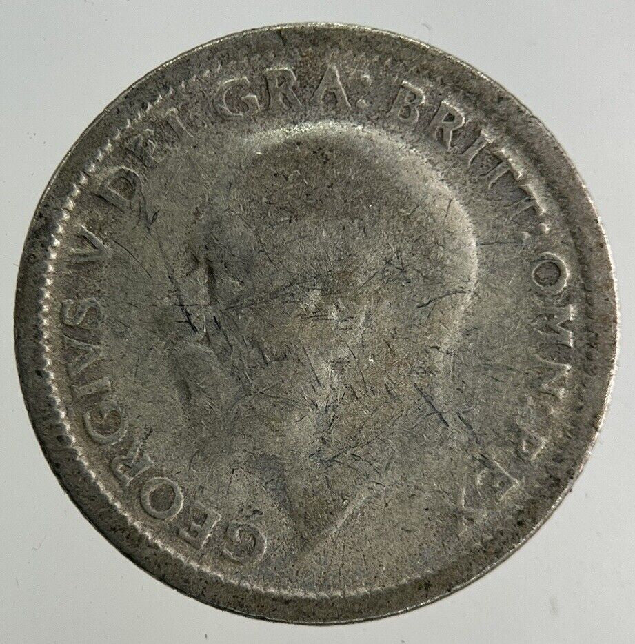 1926 George V Sixpence Silver Coin | Fair Grade