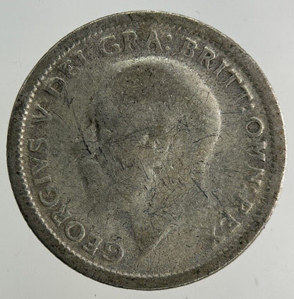 1926 George V Sixpence Silver Coin | Fair Grade