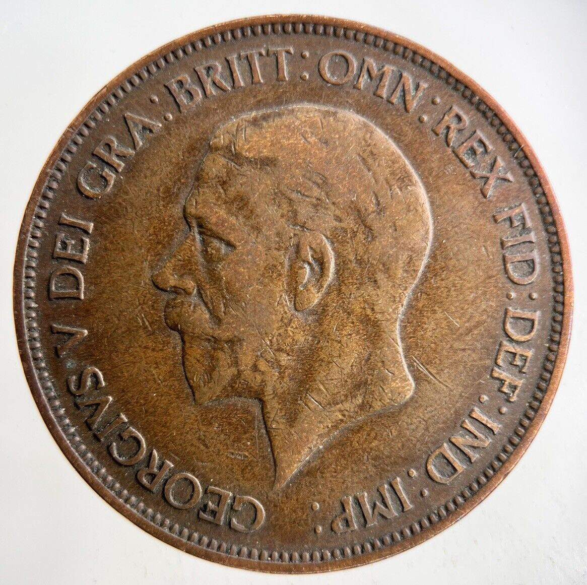1934 George V One Penny Coin | Fine Collectable Grade