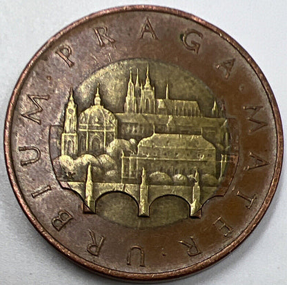 50 Kc Czek Republic Coin | Fine Collectable Grade | a800