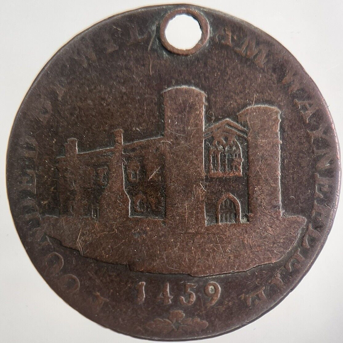 1793 Lincolnshire Wainfleet Half-Penny Token Coin | Collectable Grade