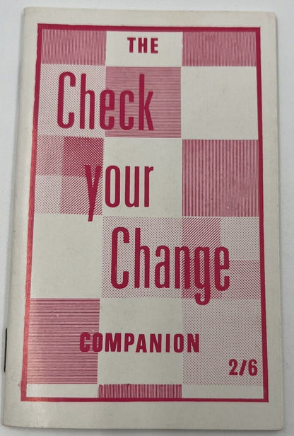 Check Your Change No 2 Vintage Book | a90351